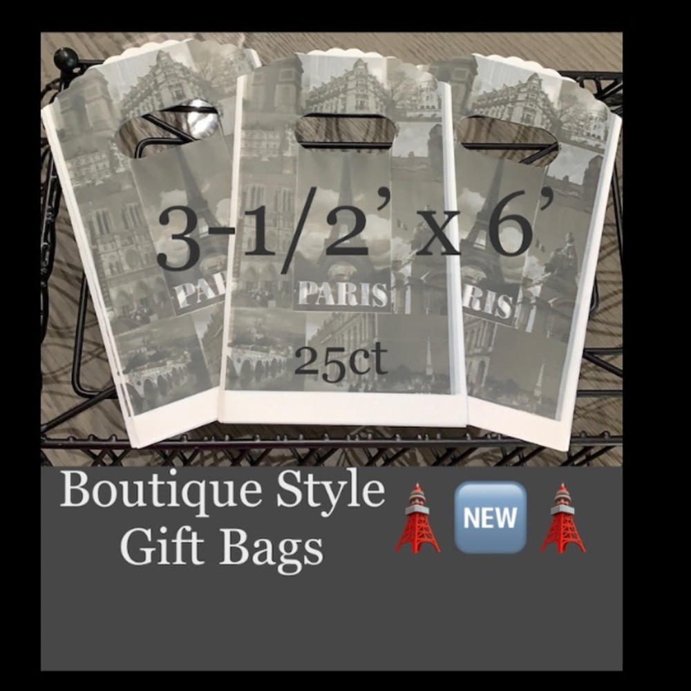 Boutique Gift Bags 3-1/2’x6’ ~ 25ct 🌟🆕🌟
Premium Boutique Style ~Quality …